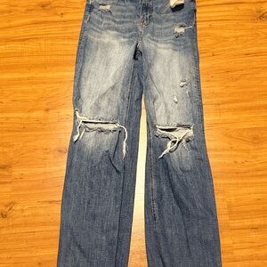 Risen Distressed Blue Jeans